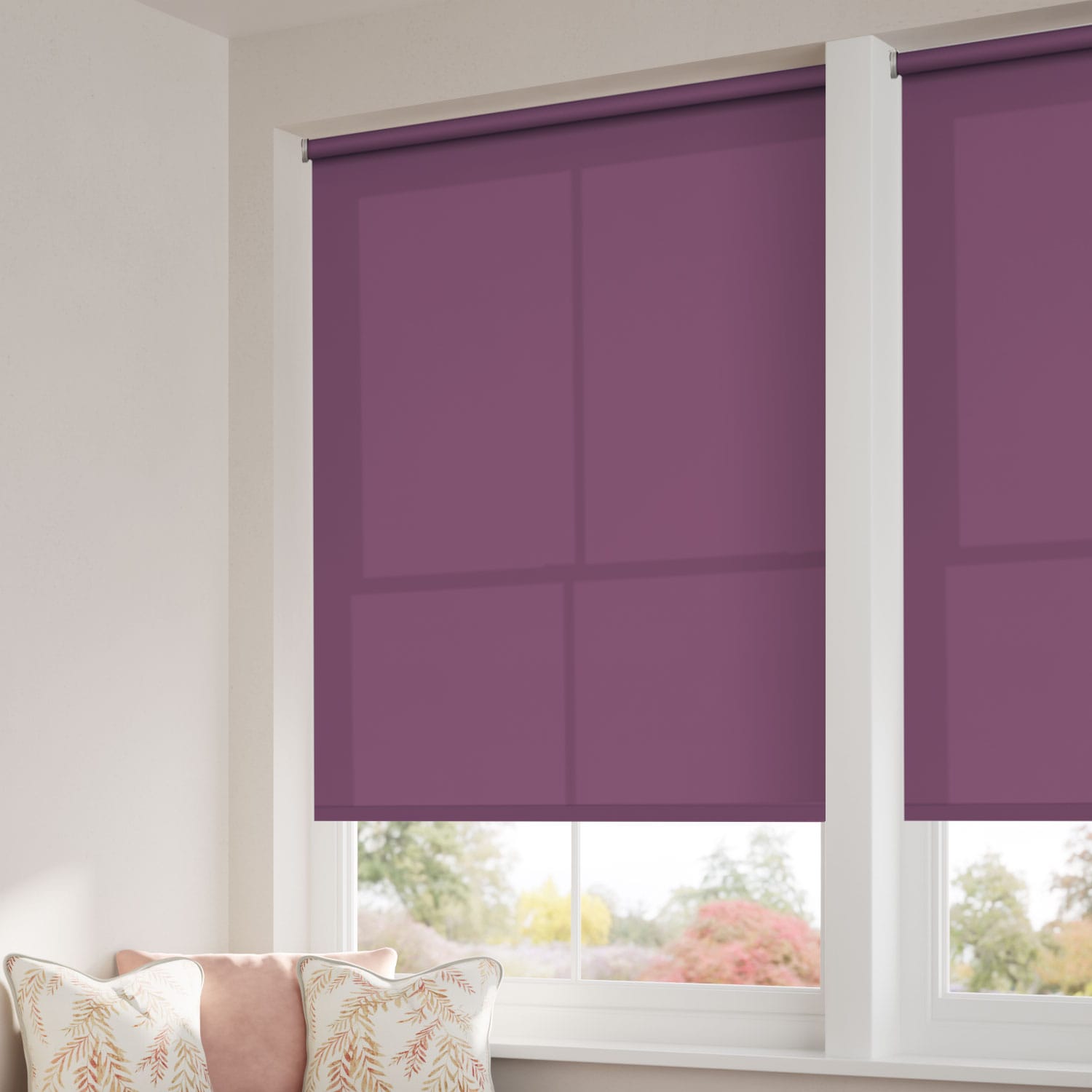 ColorizedZoom Electric Avalon Berry Roller Blind 4230