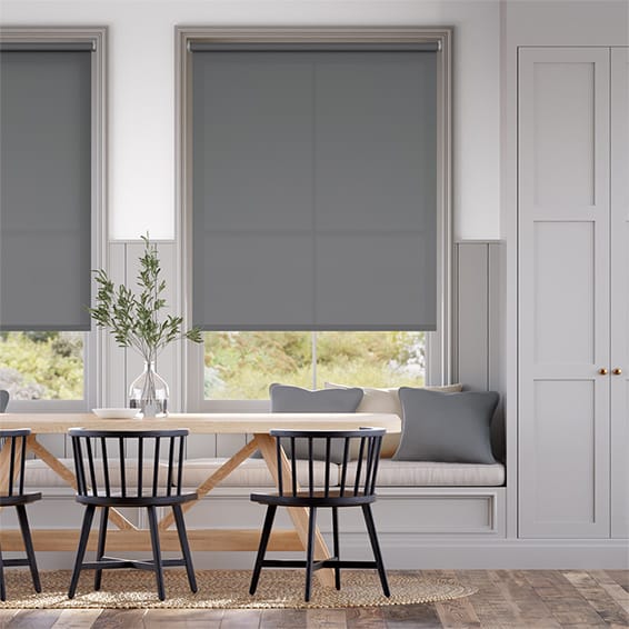 Colorized Electric Avalon Mid Grey  Roller Blind