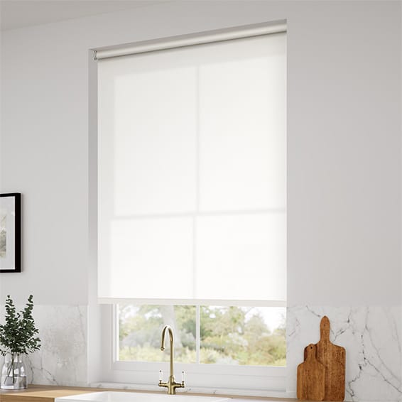ColorizedZoom Electric Avalon Chalk White  Roller Blind