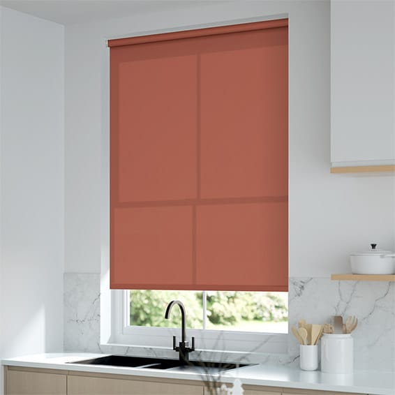 ColorizedZoom Electric Avalon Cinnabar Roller Blind