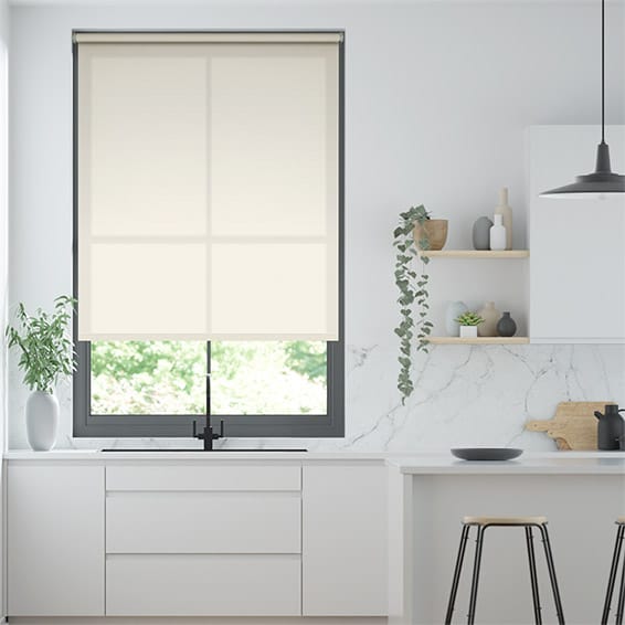 Colorized Electric Avalon Classic Ivory Roller Blind