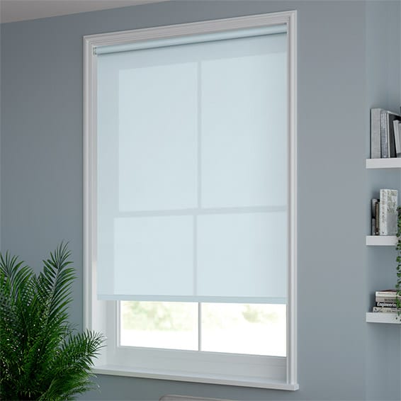 ColorizedZoom Electric Avalon Sky Blue Roller Blind