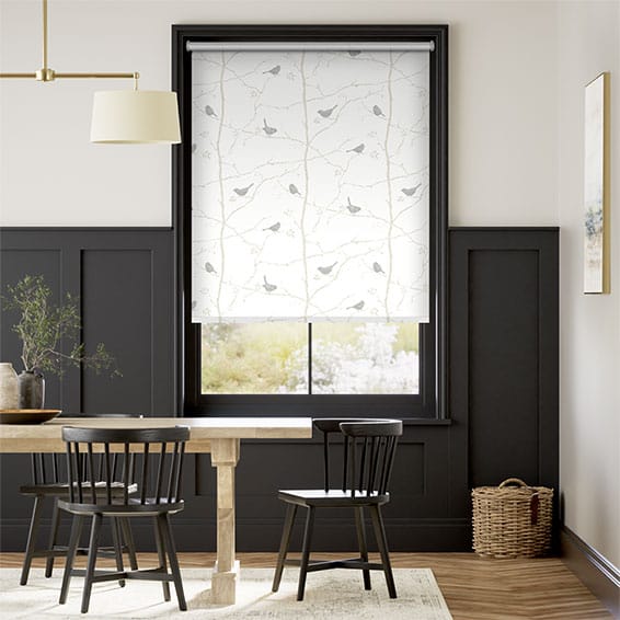 Colorized Twist2Go Springs Dawn Chorus Ivory  Roller Blind 4351