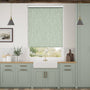 Colorized Dockleaf Soft Mist Roller Blind 4425