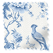 ColorizedSwatch Twist2Go Bird Toile French Blue Roller Blind sample image 4509