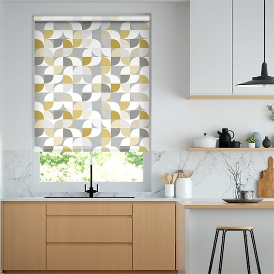 Colorized Twist2Go Ottil Ochre Roller Blind 4579