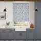 Colorized Twist2Go Rue Watercolour Blue Roller Blind 4801