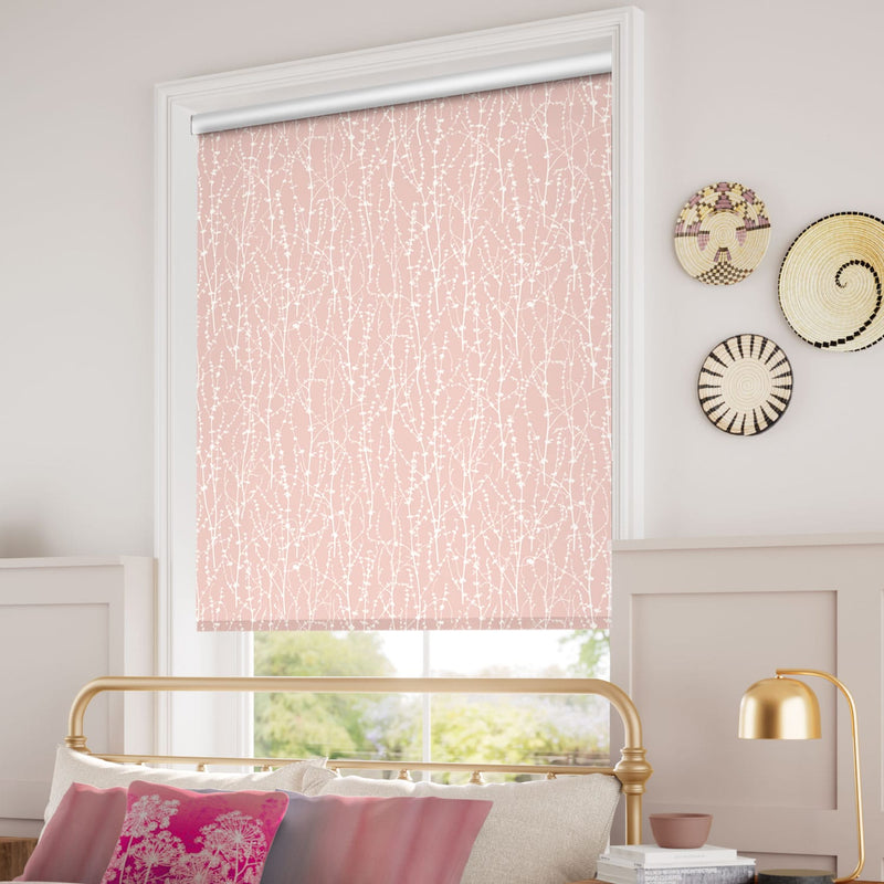 ColorizedZoom Twist2Go Dockleaf Blush Roller Blind 4804