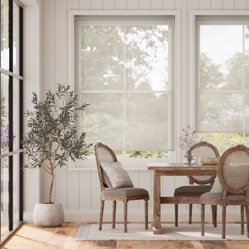 Colorized Twist2Go Oriel Voile Ash Roller Blind 4843