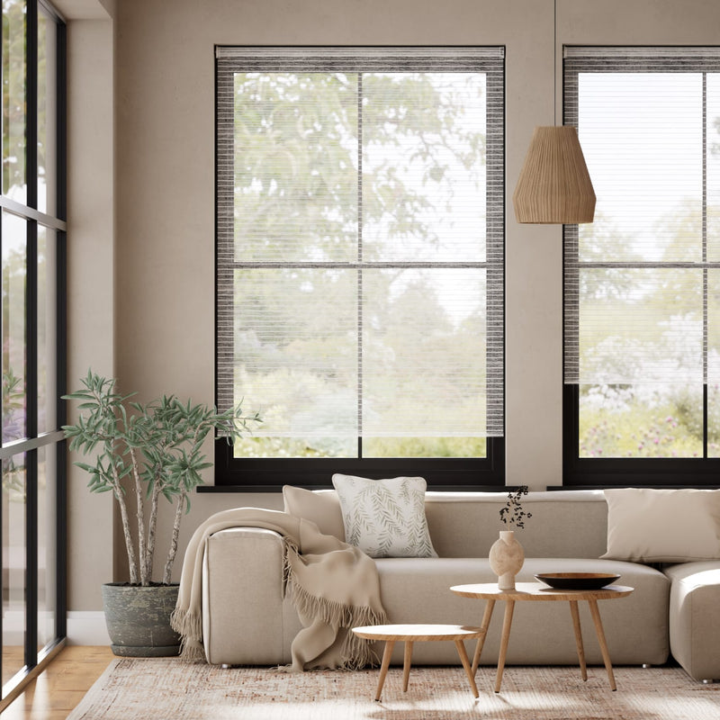 Colorized Electric Cicero Voile Snowbank Roller Blind 4854