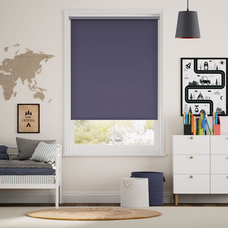 Colorized Electric Sevilla Blackout Royal Blue  Roller Blind 4930