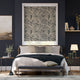 Colorized William Morris Acanthus Jacquard Antique Bronze  Roller Blind 4988