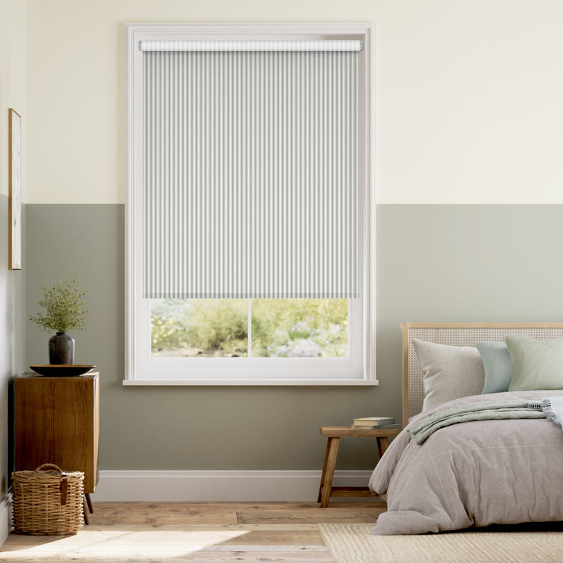 Colorized Chester Stripe Light Grey Roller Blind 5215