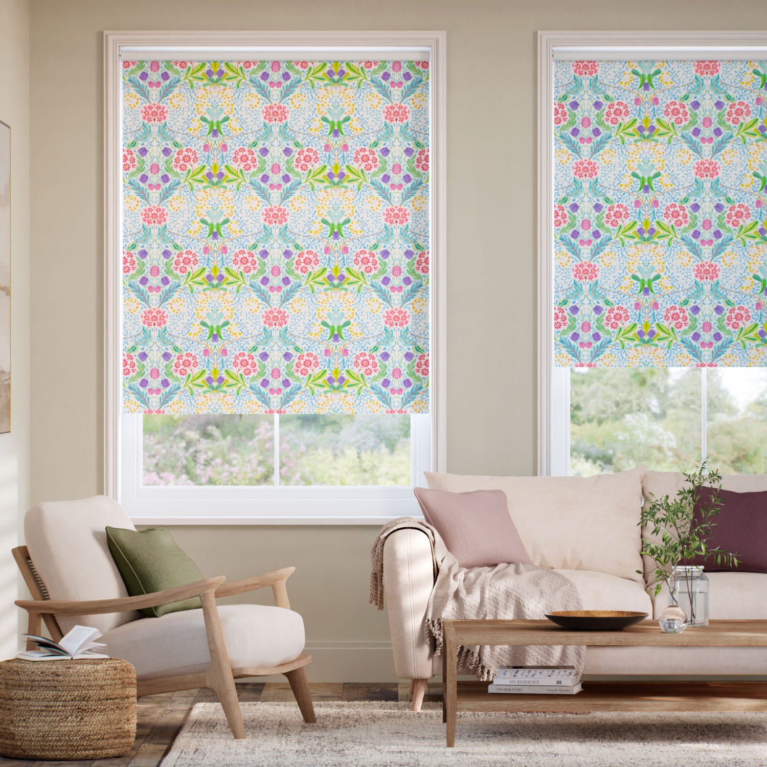 Rullegardin - Elm House Summer Green - Gardiner by Tuiss