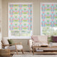 Colorized Twist2Go Elm House Summer Green Roller Blind 5398