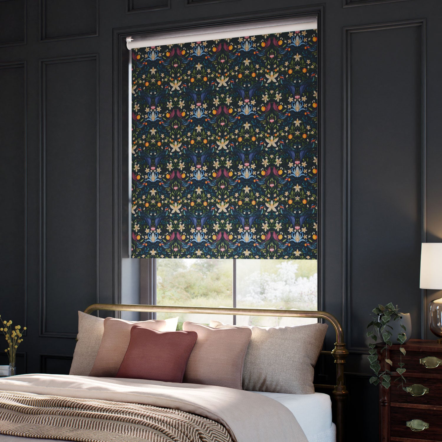 ColorizedZoom Twist2Go Forbidden Fruit Nightfall Roller Blind 5400