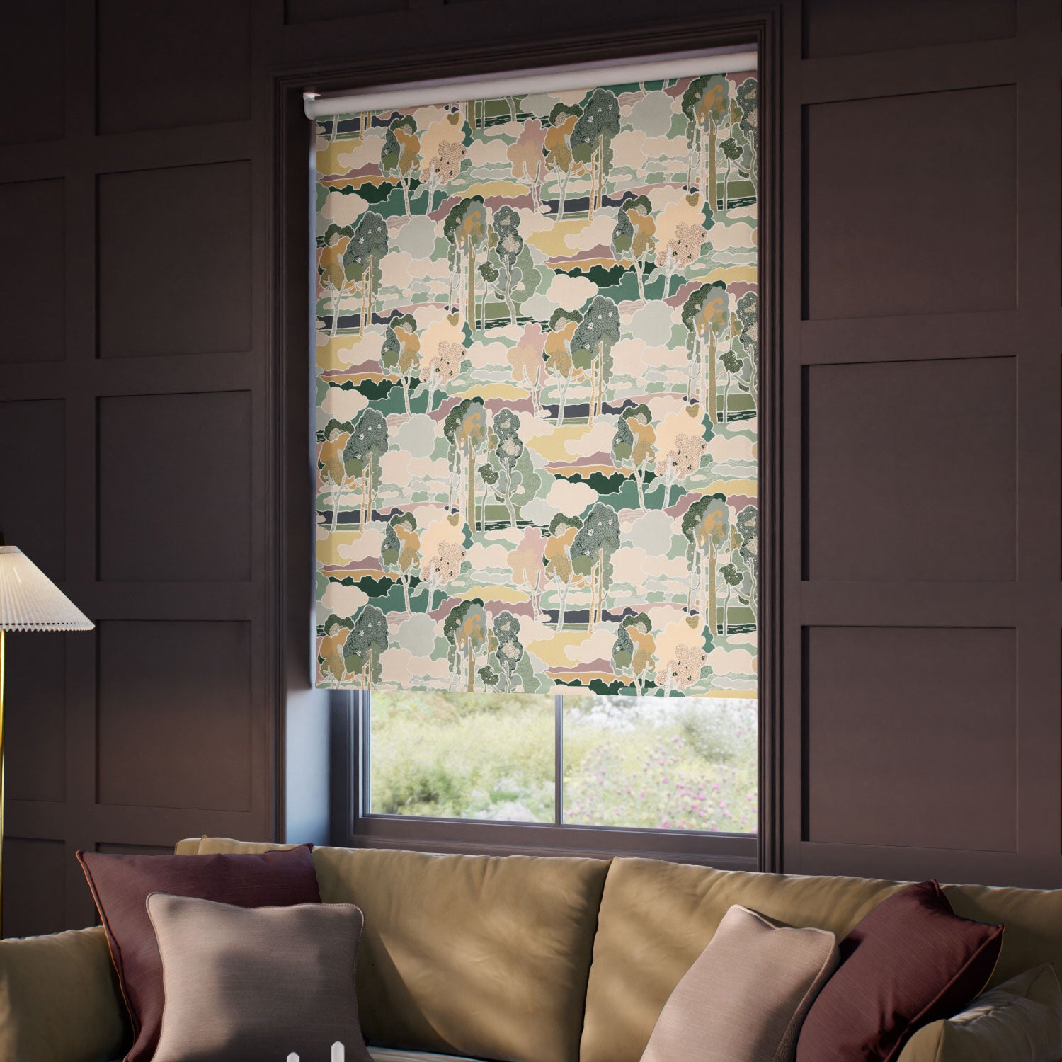 ColorizedZoom Twist2Go Prospect Road Savannah Roller Blind 5408