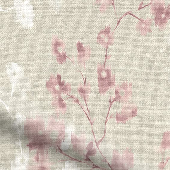 ColorizedPLA Renaissance Linen Blush Pink Roman Blind 6638