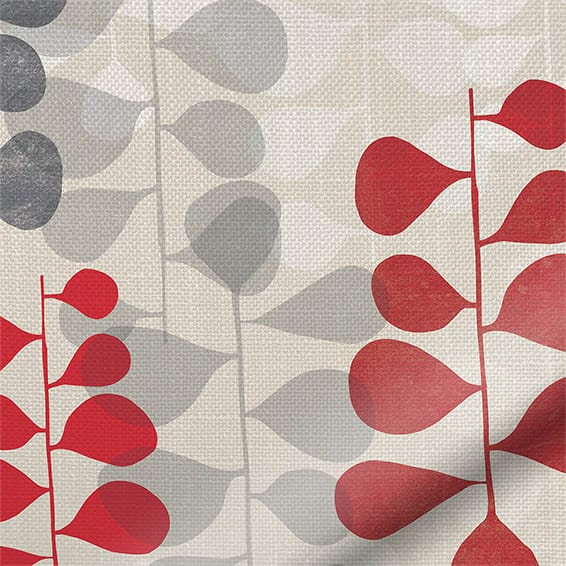 ColorizedPLA Blooming Meadow Linen Ruby Roman Blind 6647