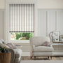 Colorized Truro Stripe Sandstone Roman Blind 6719