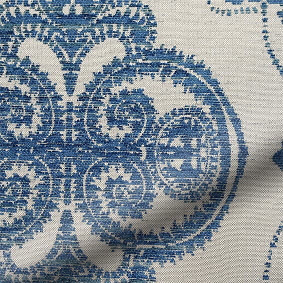 ColorizedPLA Baroque Cobalt Blue Roman Blind 6721