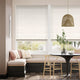 Colorized Bijou Linen Alabaster  Roman Blind 8747