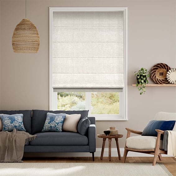Colorized Harrow Ecru  Roman Blind 8969