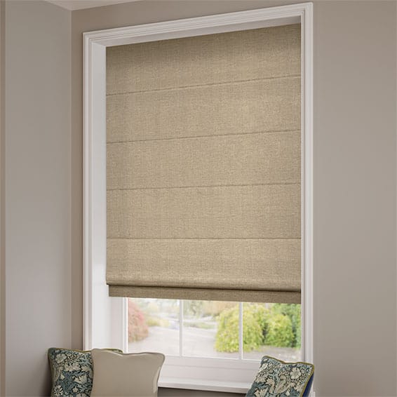 ColorizedZoom Harrow Oatmeal Roman Blind 6785