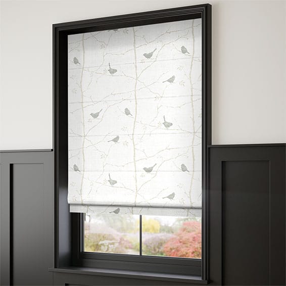ColorizedZoom Springs Dawn Chorus Ivory Roman Blind 6812