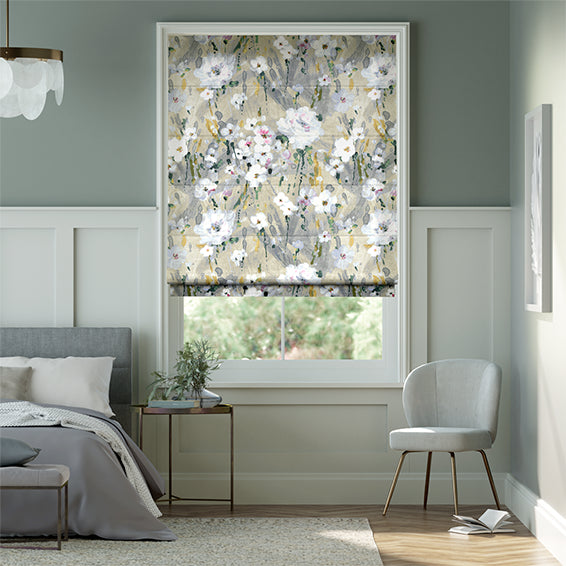 Colorized Orchid Lace Roman Blind 6819
