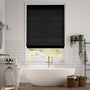 Colorized Eternity Linen Charcoal Roman Blind 6835