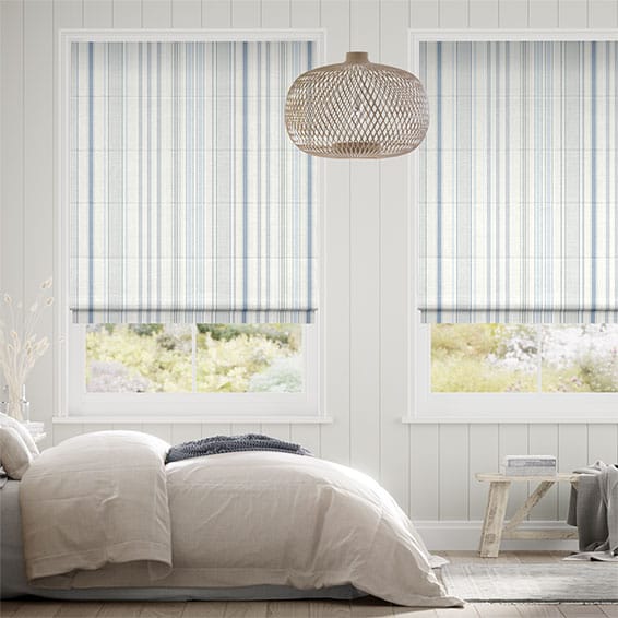 Colorized Eden Denim Roman Blind 6858