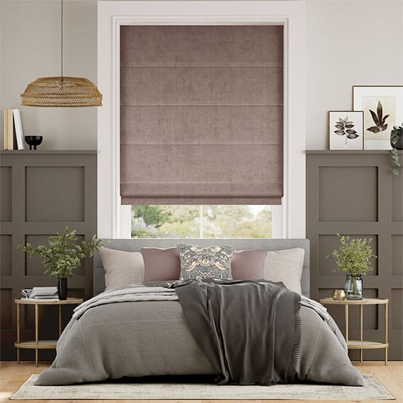 Colorized Velvet Stone Roman Blind 6861