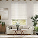 Colorized Dupioni Faux Silk Starlight Grey Roman Blind 6876
