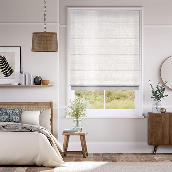 Colorized Dupioni Faux Silk Pearl Roman Blind 8964