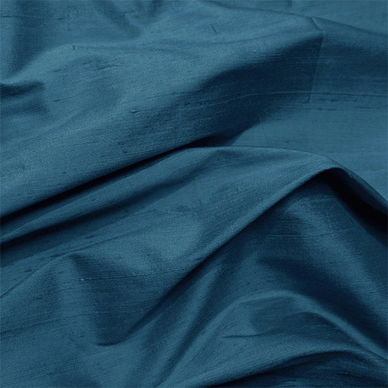 ColorizedPLA Ahisma Luxe Faux Silk Blue Azure Roman Blind 6928
