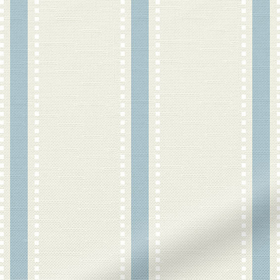 ColorizedPLA Twill Stripe Sky Blue  Roman Blind 6974