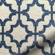 ColorizedPLA Lattice Navy Blue Roman Blind 6998