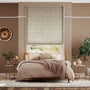 Colorized Canterbury Velvet Cream Roman Blind 7009