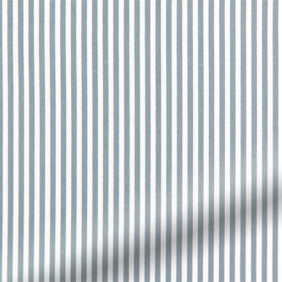 ColorizedPLA Devon Stripe Ocean Blue Roman Blind 8753