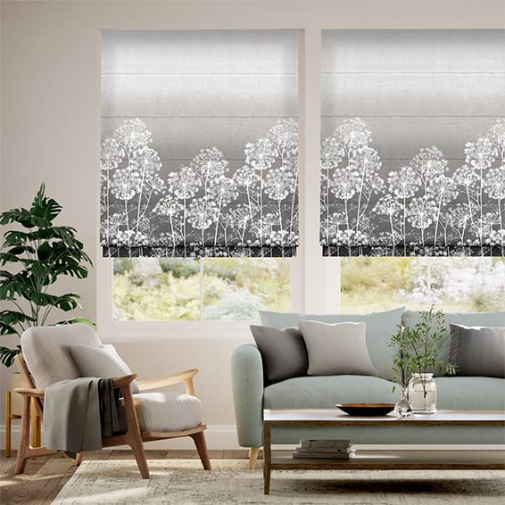 Colorized Dill Storm Roman Blind 7062