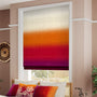 ColorizedZoom Ombre Sunset Roman Blind 7066