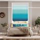 Colorized Ombre Teal Roman Blind 7067