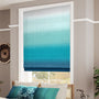 ColorizedZoom Ombre Teal Roman Blind 7067