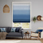 Colorized Ombre Midnight Roman Blind 7064