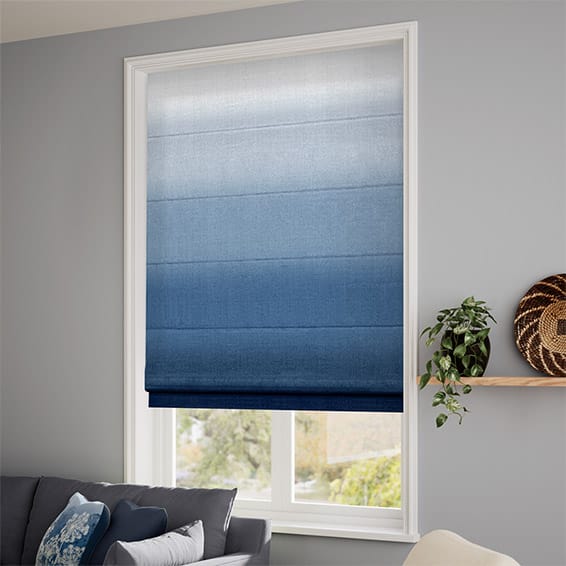 ColorizedZoom Ombre Midnight Roman Blind 7064