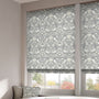 ColorizedZoom William Morris Strawberry Thief Manor Grey Roman Blind 7090