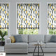 Colorized Nuevo Blocks Dandelion Roman Blind 7114