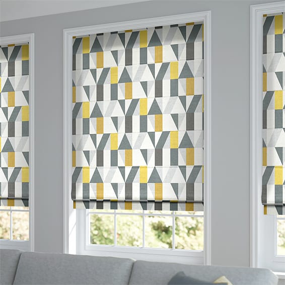 ColorizedZoom Nuevo Blocks Dandelion Roman Blind 7114