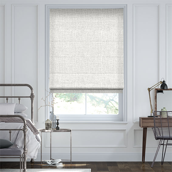 Colorized Encanto Shimmering Platinum Roman Blind 7151